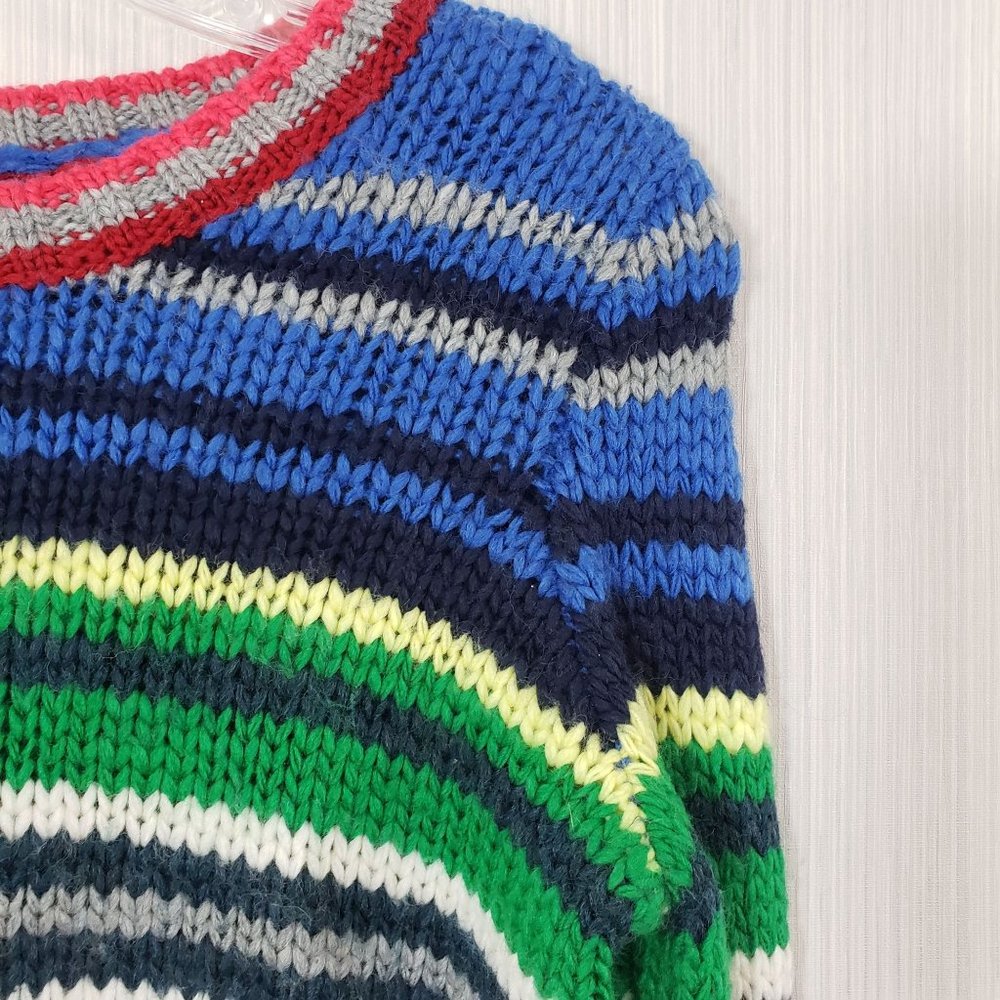 American Eagle Multi Colored Rainbow Striped Wool… - image 7